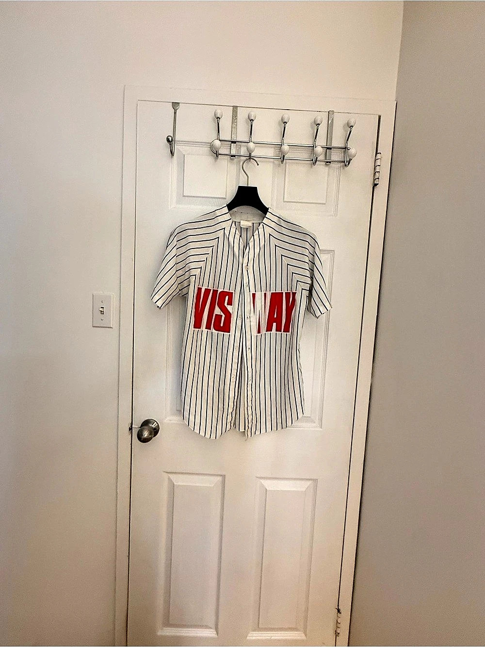 Baseball Jersey White & Red